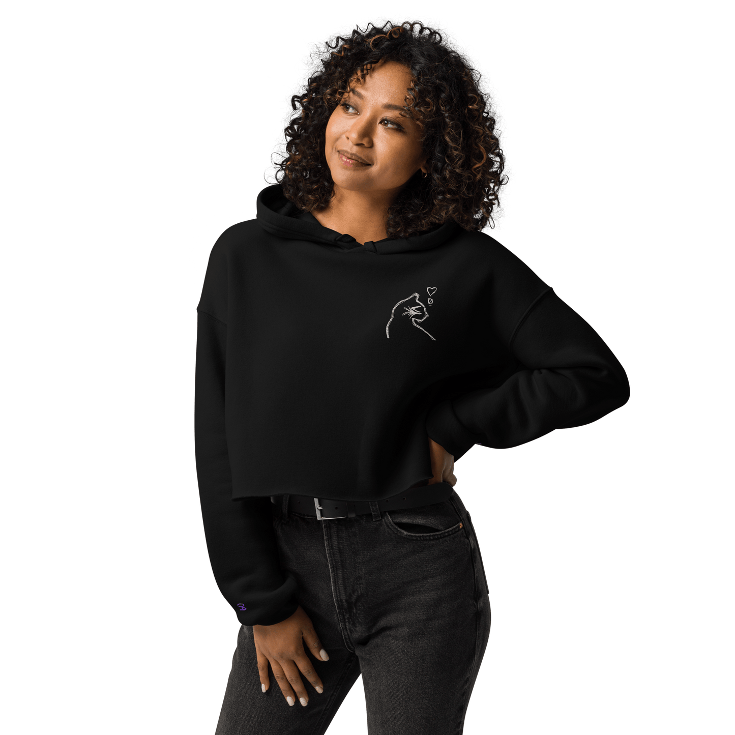 Embers of my Ego Cropped Hoodie - zronine
