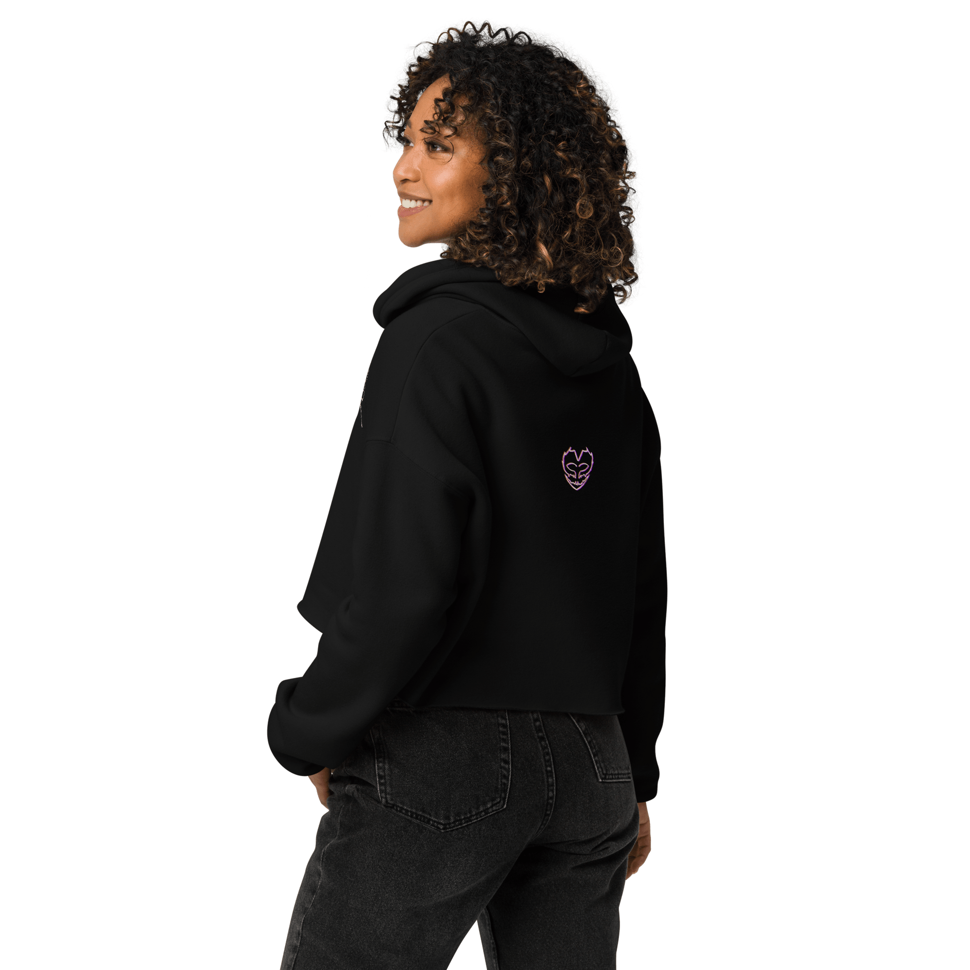 Embers of my Ego Cropped Hoodie - zronine