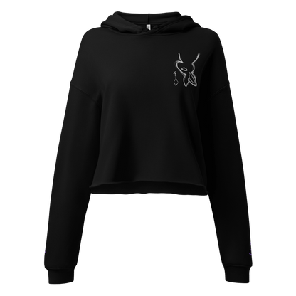 Hearlds of my Heart Cropped Hoodie - zronine