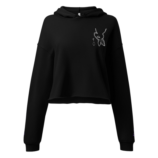 Hearlds of my Heart Cropped Hoodie - zronine