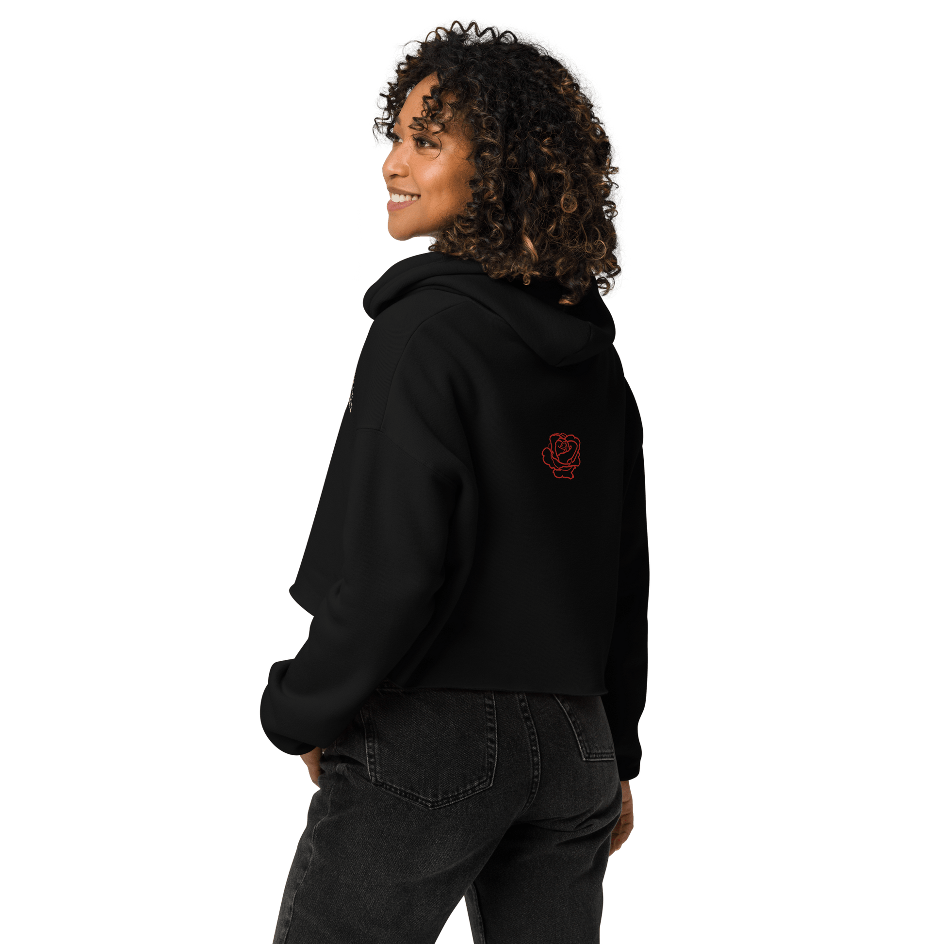Hearlds of my Heart Cropped Hoodie - zronine